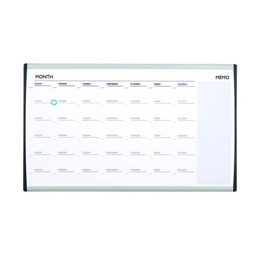 Quartet planner board month arc cubicle 460x760mm-Officecentre