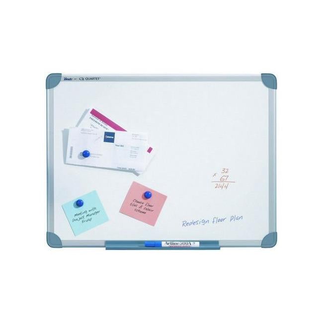 Quartet whiteboard s/line magnetic 450x600mm-Officecentre
