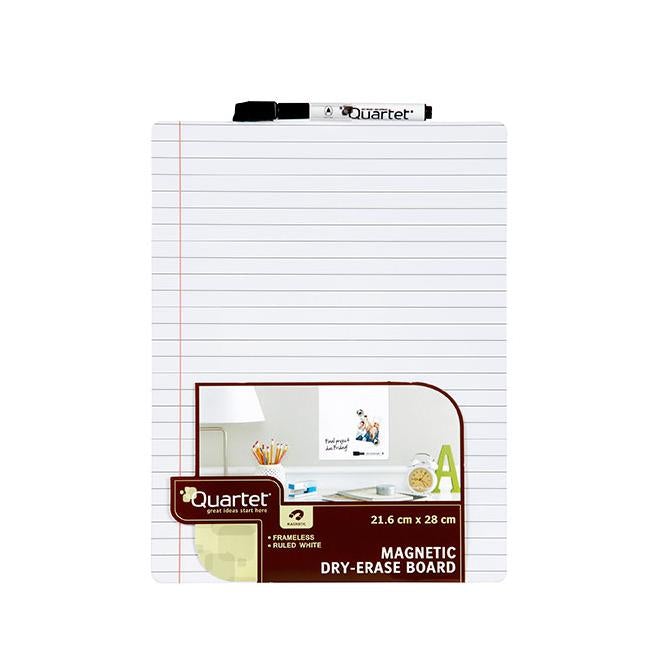 Quartet whiteboard tile white ruled 216x280mm-Officecentre