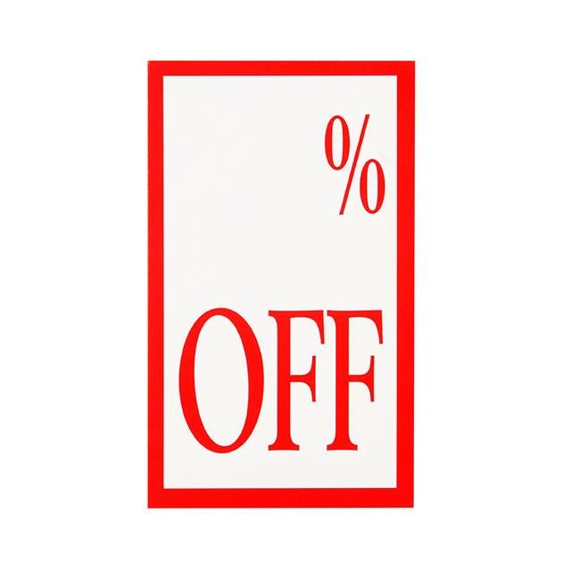 Quikstik display tickets % off pk 10-Officecentre