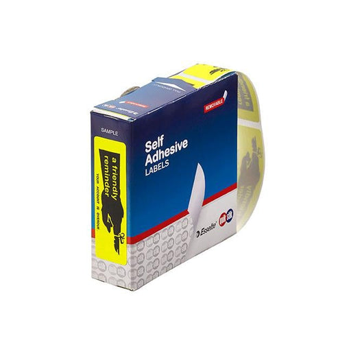 Quikstik label dispenser friendly reminder 125 labels-Officecentre