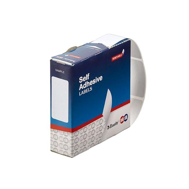 Quikstik label dispenser rectangle 19x40mm white 450 labels-Officecentre
