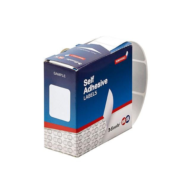 Quikstik label dispenser rectangle 24x32mm white 420 labels-Officecentre