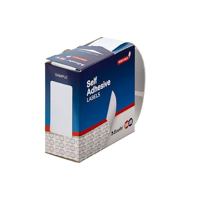 Quikstik label dispenser rectangle 24x49mm white 325 labels-Officecentre