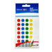 Quikstik labels hangsell circle 11mm assorted 245 labels-Officecentre