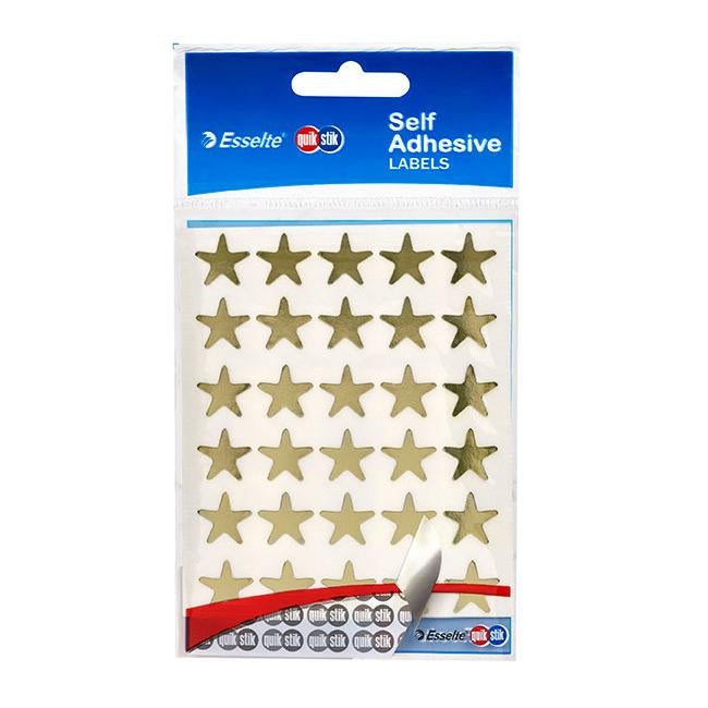Quikstik labels hangsell gold star 150 labels-Officecentre