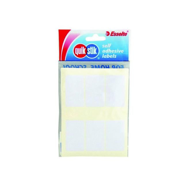 Quikstik labels hangsell rectangle 24x72mm white 24 labels-Officecentre