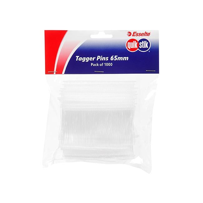 Quikstik tagger pin 65mm pk1000-Officecentre