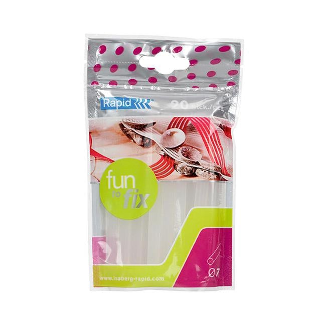 Rapid glue gun sticks 7mm fun2fix pk20-Officecentre