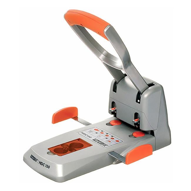 Rapid punch 2h 150 sheet hdc150 silv/orange-Officecentre