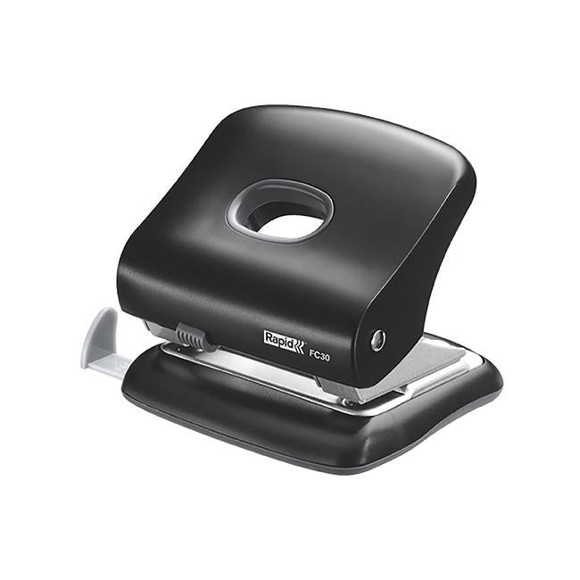 Rapid punch 2h 30 sheet fc30 black-Officecentre