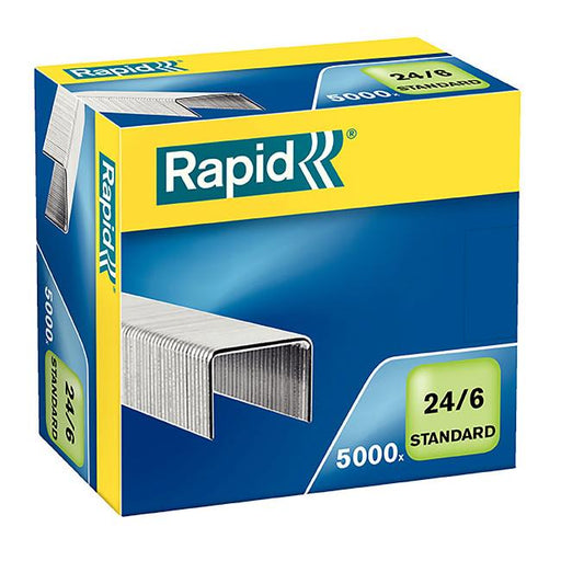 Rapid staples 24/6mm bx5000-Officecentre