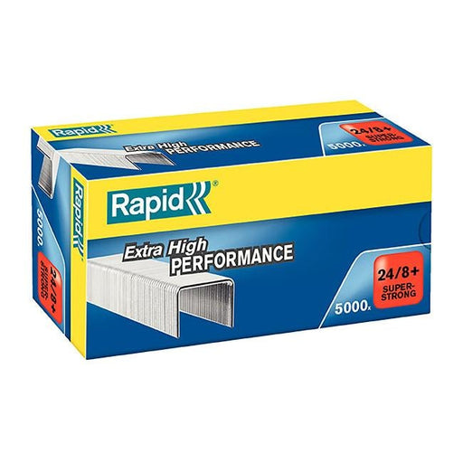 Rapid staples 24/8mm bx5000 s/strong-Officecentre