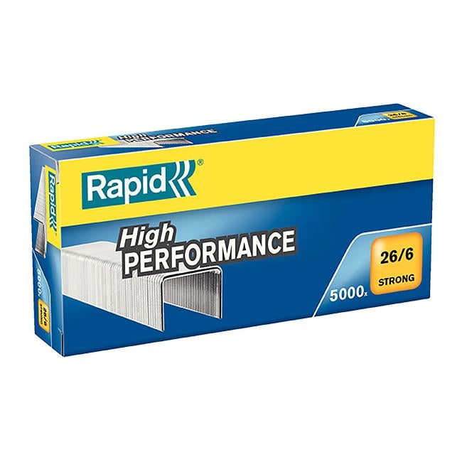 Rapid staples 26/6mm bx5000 strong-Officecentre