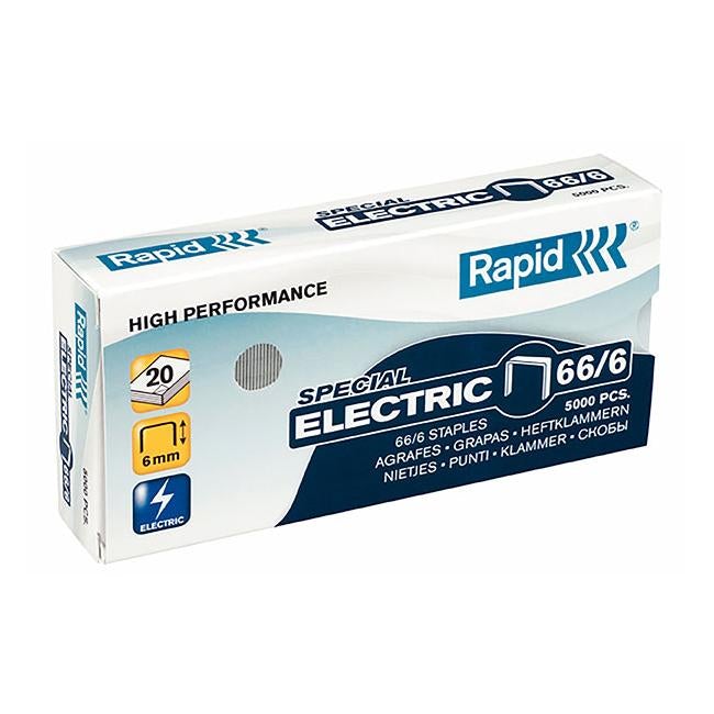 Rapid staples 66/6mm bx5000 strong-Officecentre