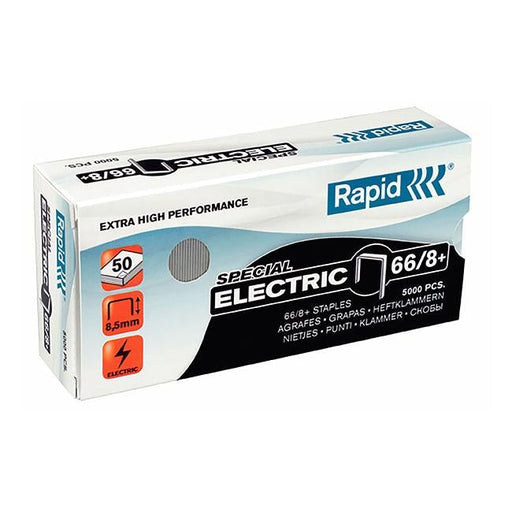 Rapid staples 66/8mm+ bx5000 s/strong-Officecentre