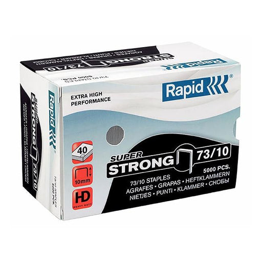 Rapid staples 73/10mm bx5000 s/strong-Officecentre