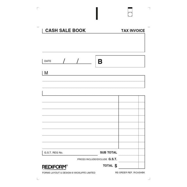 Rediform Book Cash Sale R/Cashbook Duplicate 50 Leaf-Officecentre