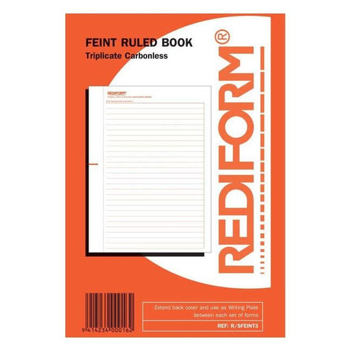 Rediform Book Feint Ruled R/Sfeint3 Triplicate 50 Leaf-Officecentre