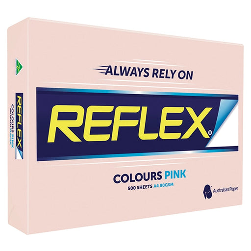 Reflex Copypaper A4 80gsm Pink Ream 500 Sheets-Officecentre
