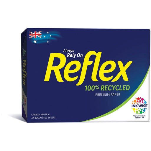 Reflex Recycled Copy Paper A4 80gsm Ream 500 Sheets-Officecentre