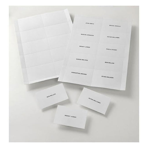 Rexel id convention badge insert cards 250pk-Officecentre