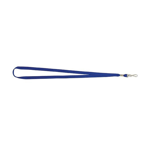 Rexel id flat style lanyards with swivel clip 10pk blue-Officecentre