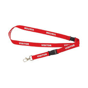 Rexel id pre-printed visitor lanyard 5pk-Officecentre