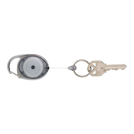 Rexel id retractable snap lock key holders charcoal-Officecentre