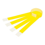 Rexel id serial number wrist bands fluoro yellow 100pk-Officecentre