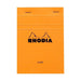 Rhodia Bloc Pad No. 13 A6 Lined Orange-Officecentre