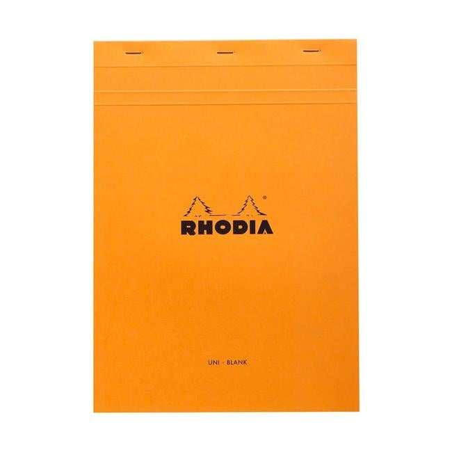 Rhodia Bloc Pad No. 18 A4 Blank Orange-Officecentre