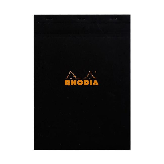 Rhodia Bloc Pad No. 18 A4 Grid Black-Officecentre