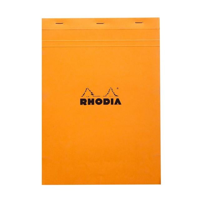 Rhodia Bloc Pad No. 18 A4 Grid Orange-Officecentre