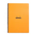 Rhodia Classic Notebook Spiral A4+ Grid Orange-Officecentre