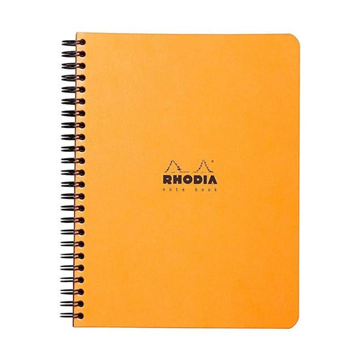 Rhodia Classic Notebook Spiral A5+ Lined Orange-Officecentre