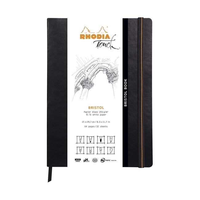 Rhodia Touch Bristol Book A4 Portrait Blank-Officecentre