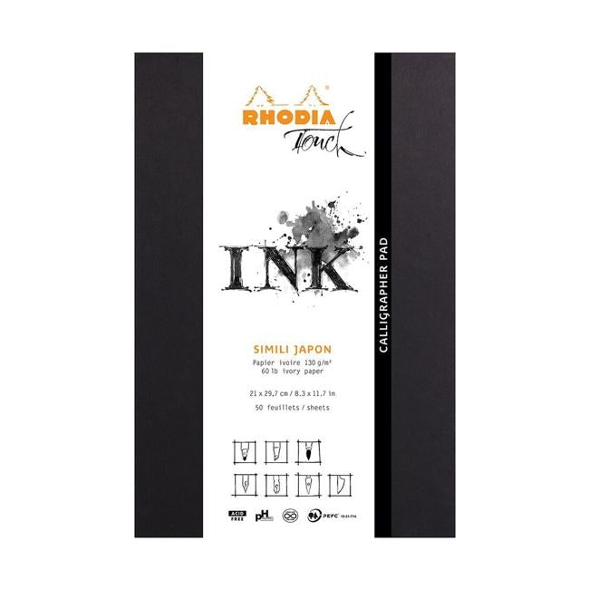 Rhodia Touch Calligrapher Pad A4 Blank-Officecentre