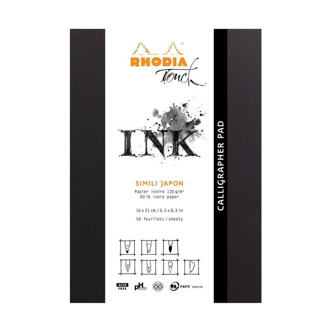 Rhodia Touch Calligrapher Pad A5+ Blank-Officecentre