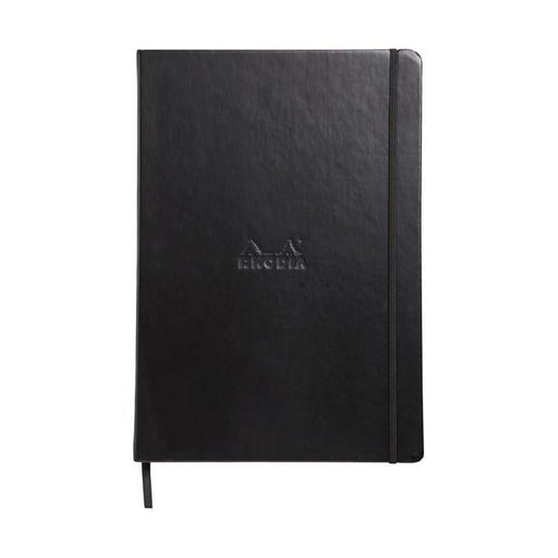 Rhodia Webnotebook A4 Blank Black-Officecentre