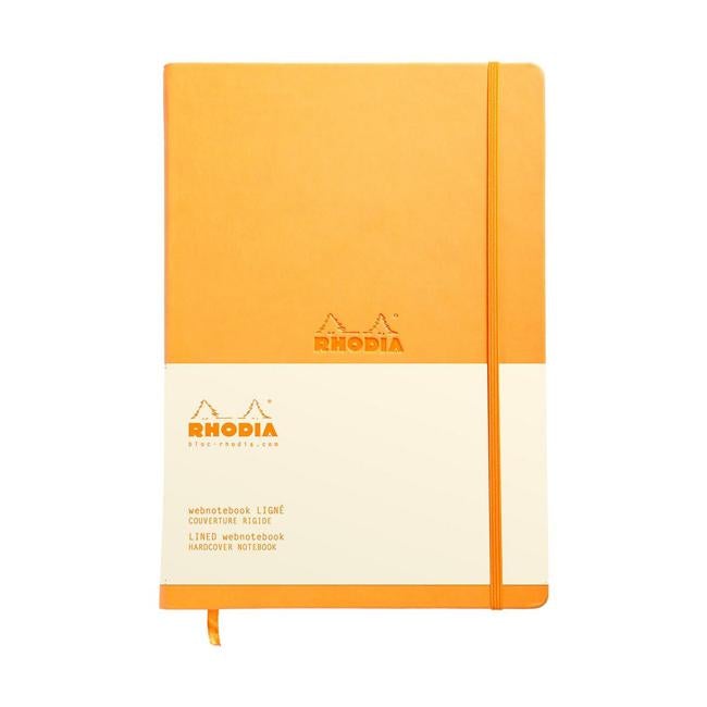 Rhodia Webnotebook A4 Blank Orange-Officecentre