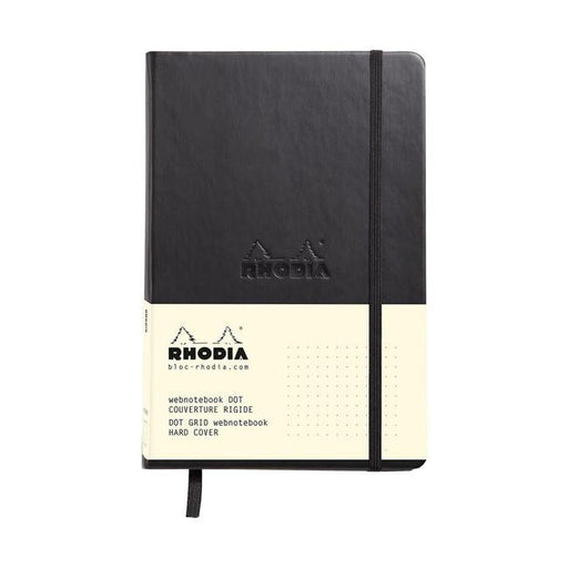 Rhodia Webnotebook A5 Dotted Black-Officecentre