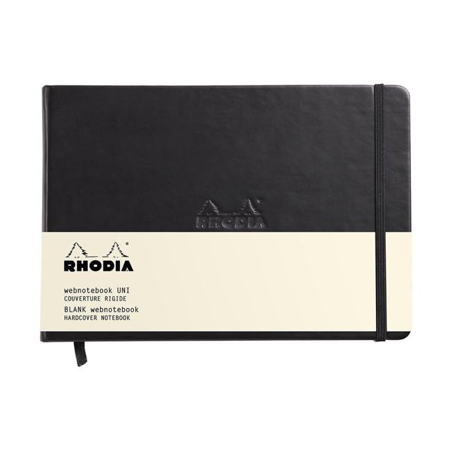 Rhodia Webnotebook Landscape A5 Blank Black-Officecentre