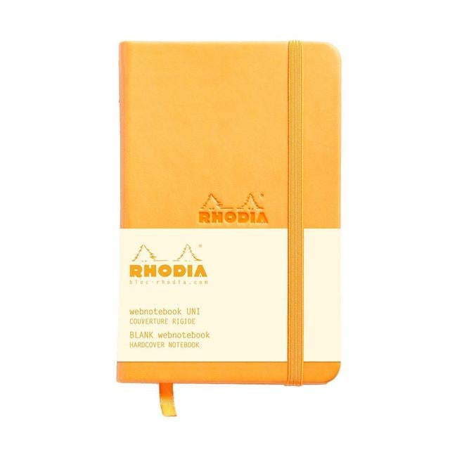 Rhodia Webnotebook Pocket Blank Orange-Officecentre