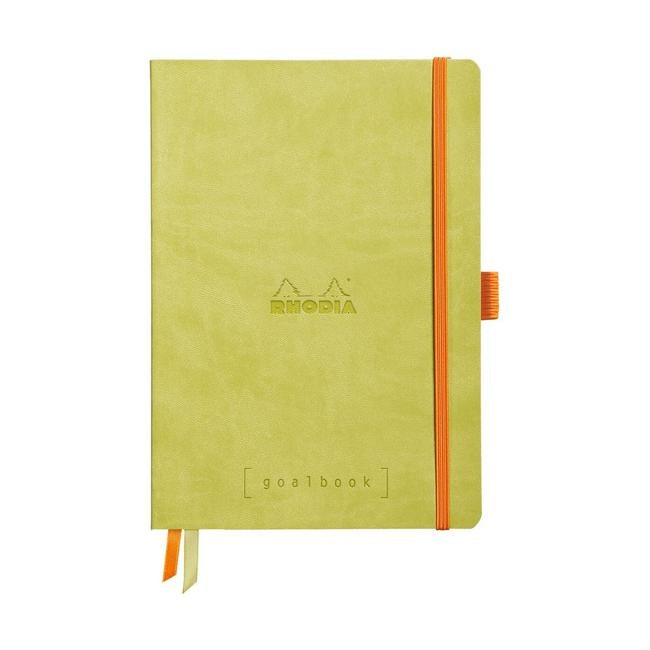 Rhodiarama Goalbook A5 Dotted Anise Green-Officecentre