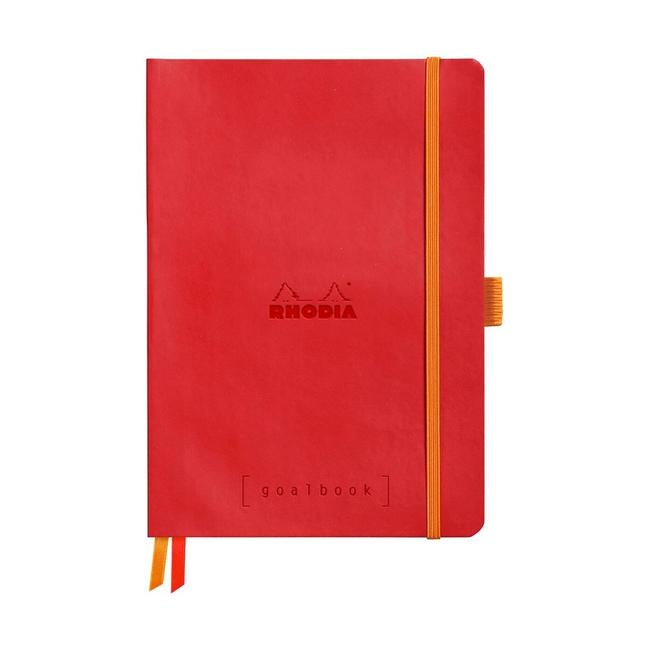 Rhodiarama Goalbook A5 Dotted Poppy-Officecentre