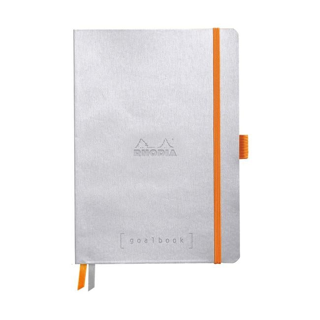 Rhodiarama Goalbook A5 Dotted Silver-Officecentre