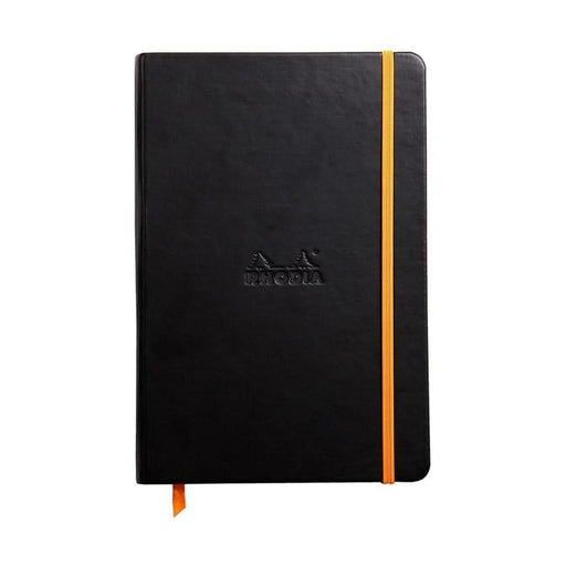Rhodiarama Hardcover Notebook A5 Blank Black-Officecentre
