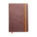 Rhodiarama Hardcover Notebook A5 Blank Chocolate-Officecentre