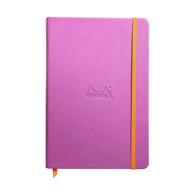 Rhodiarama Hardcover Notebook A5 Blank Lilac-Officecentre